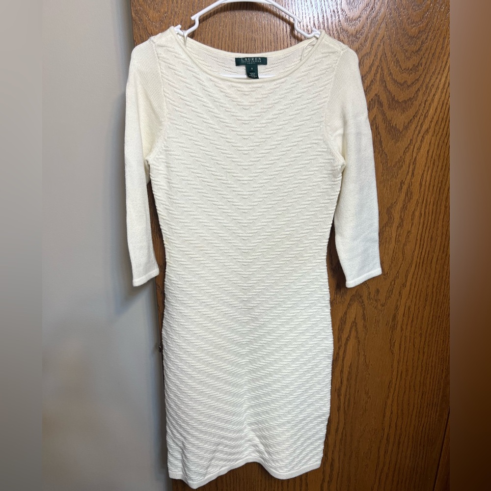Ralph Lauren knit sweater dress. Size small